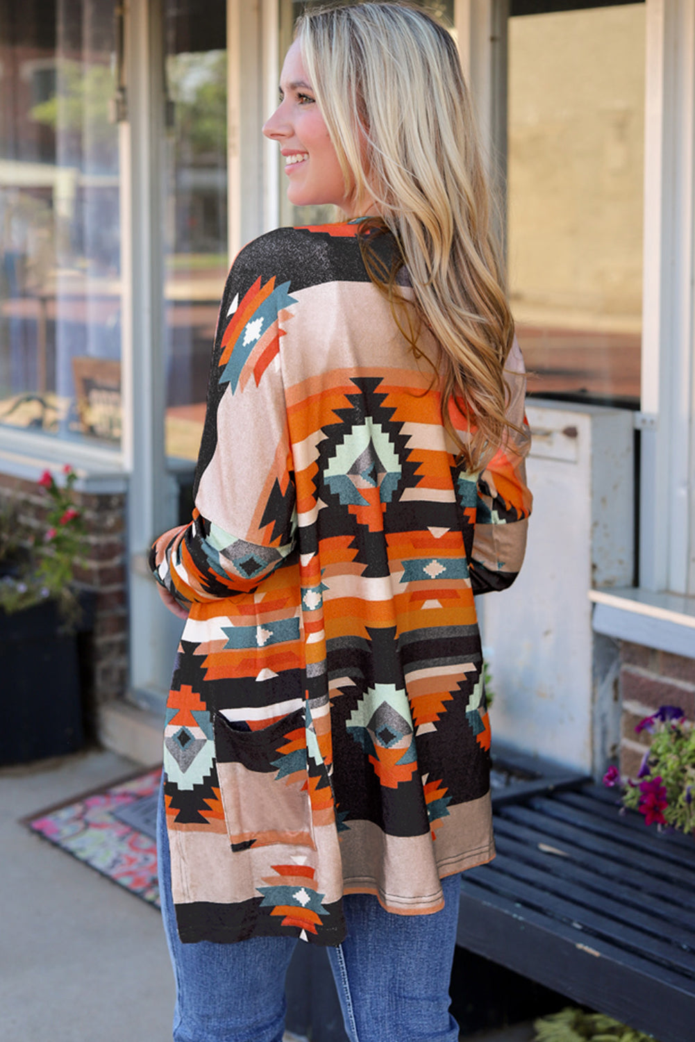 Tribal Aztec Print Cardigan