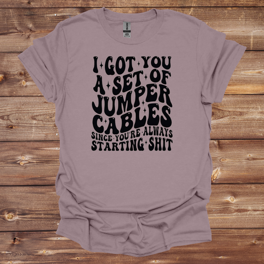 Jumper Cable Tee