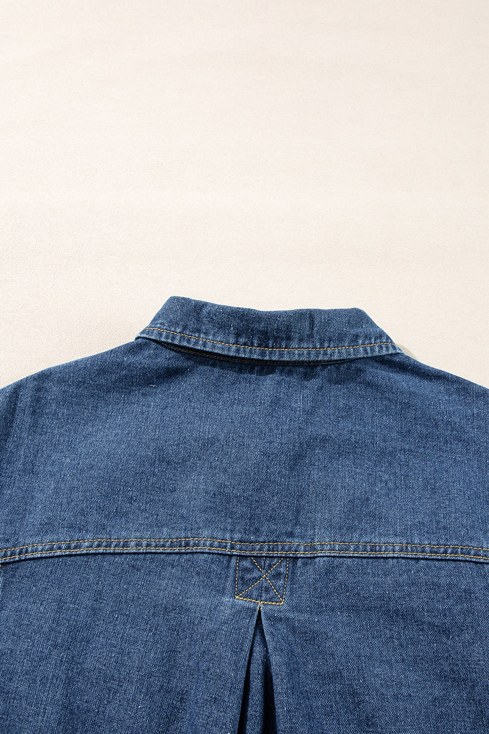 Oversized Pocketed Denim Jacket